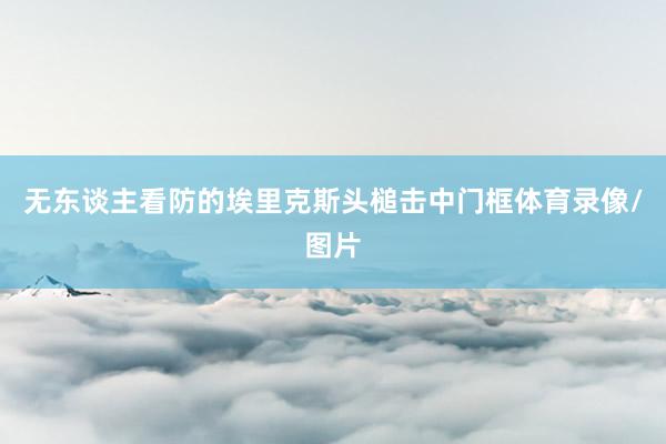 无东谈主看防的埃里克斯头槌击中门框体育录像/图片