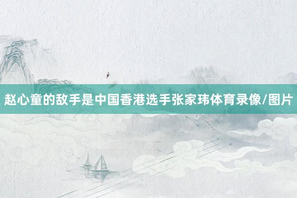 赵心童的敌手是中国香港选手张家玮体育录像/图片