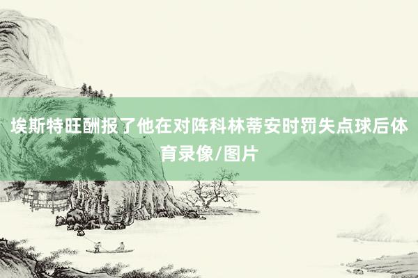 埃斯特旺酬报了他在对阵科林蒂安时罚失点球后体育录像/图片
