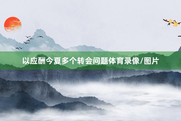 以应酬今夏多个转会问题体育录像/图片