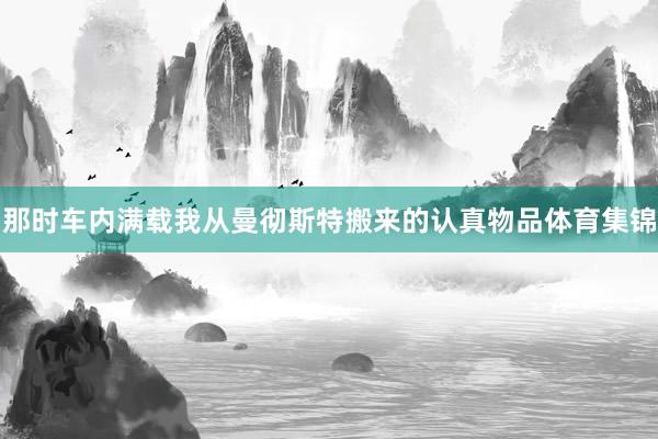 那时车内满载我从曼彻斯特搬来的认真物品体育集锦