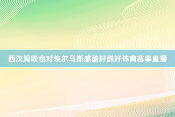西汉姆联也对埃尔马斯感酷好酷好体育赛事直播