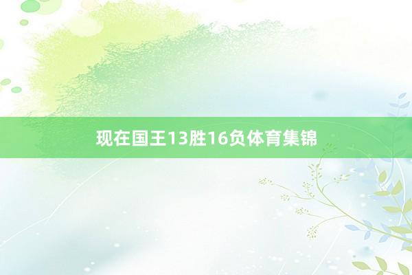 现在国王13胜16负体育集锦