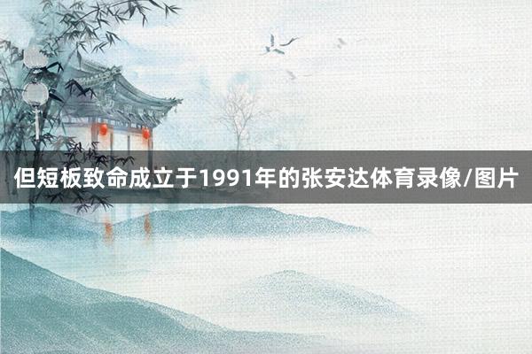 但短板致命成立于1991年的张安达体育录像/图片