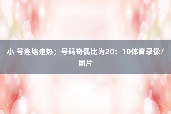 小 号连结走热；号码奇偶比为20：10体育录像/图片